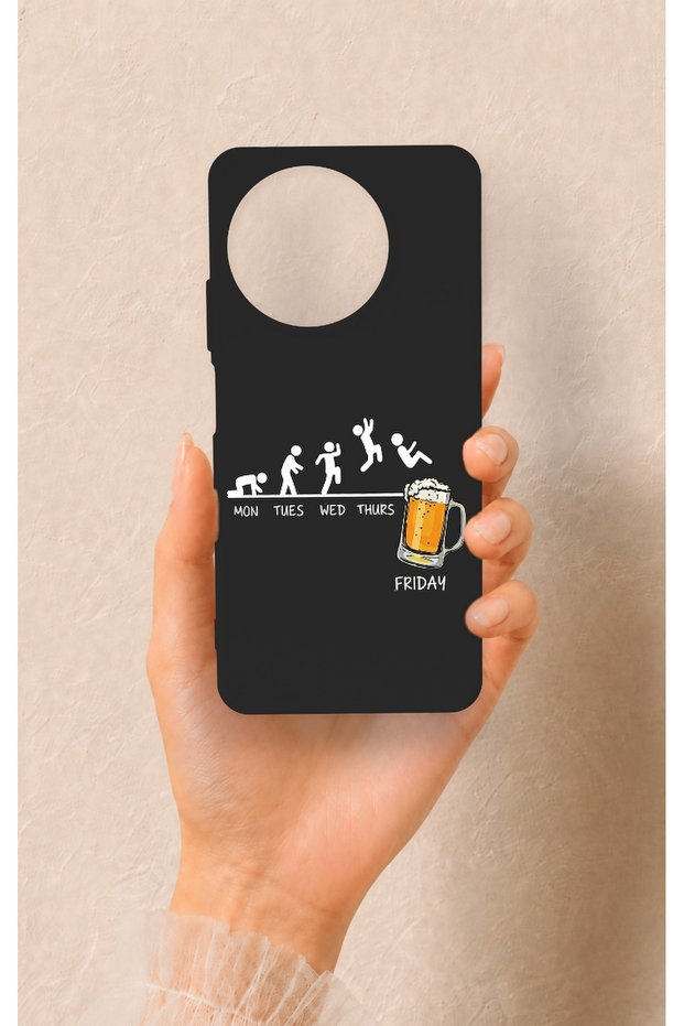 Realme 11 Compatible Fun Day Friday Patterned Silicone Case
