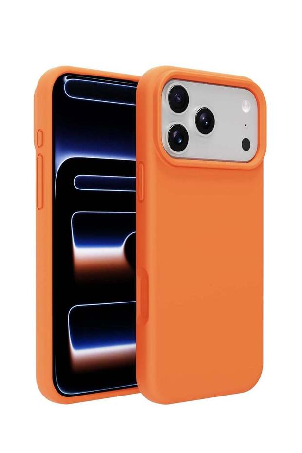 iPhone 17 Pro Case Soft Silicone Cover with Microfiber Lining Full-Body Protective Case Fo