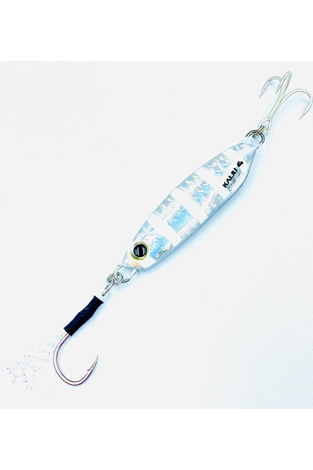 Silver Zebra Kaiju Jig - 40G Weights, Extra Sharp Bkk Hook, 10 Mesmerizing Colors