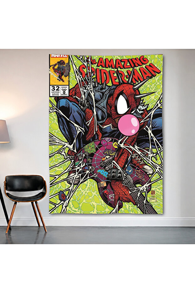The Amazing Spider-Man Comic Wall Covering Wall Tapestry First Quality Satin Fabric Poster