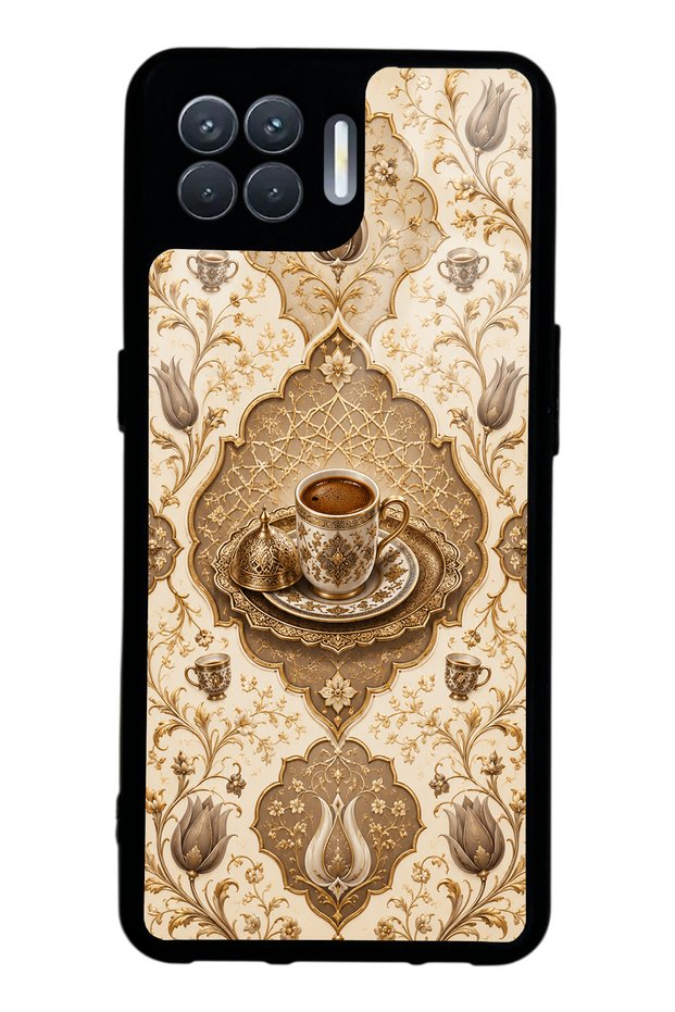Oppo Reno 4 Lite Ivory Ottoman Coffee Designed Glossy Phone Case