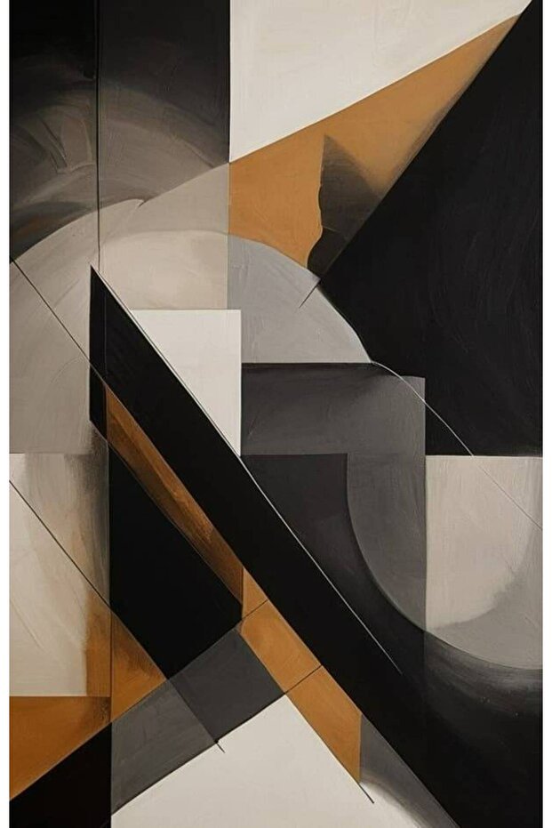 لوحة جدارية "الفن التجريدي مودرن" - 100cm * 64cm
