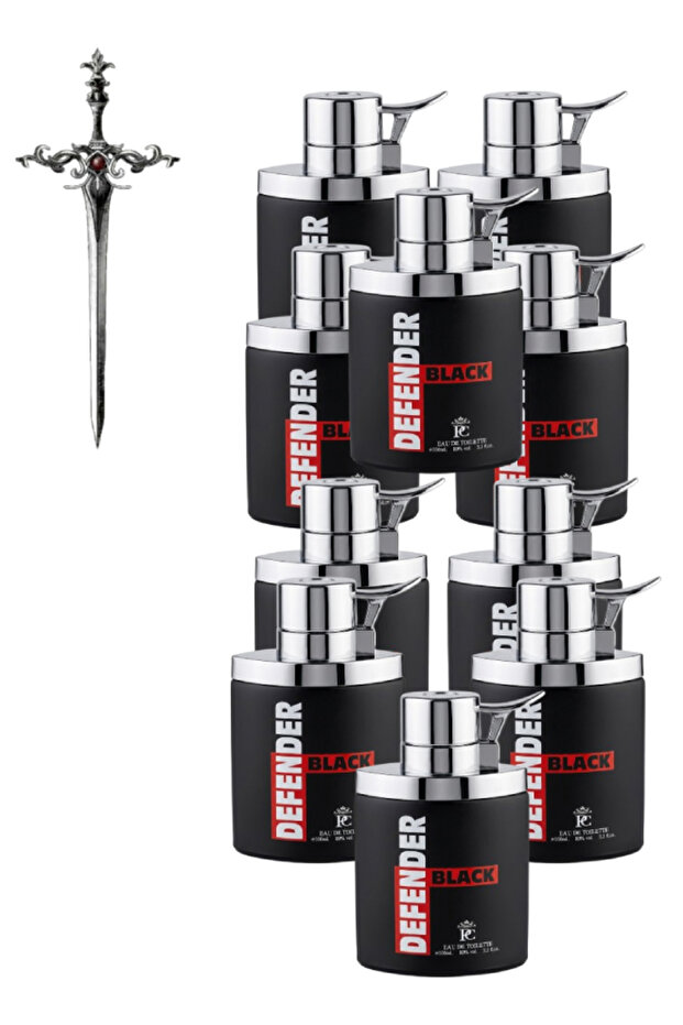 10 Pieces Defender Black Perfume 100ML