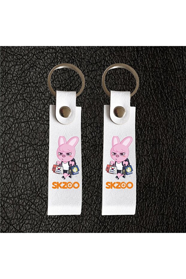 Skzoo Stray Kids Dwaekki Belt Keychain Bag Ornament Accessory Mascot