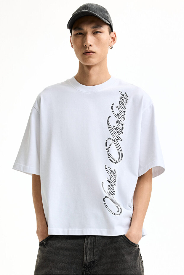 Baskılı Tişört Oversized Fit