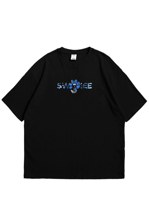 Unisex Colorful Oversize Printed T-Shirt Streetwear Comfortable Fit Daily Premium