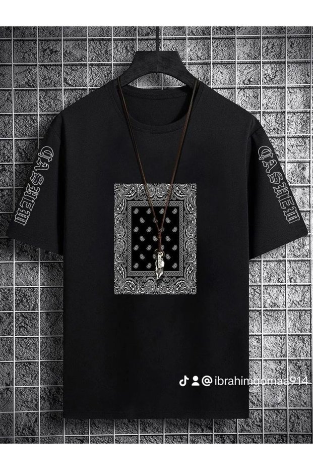 Unisex Colorful Oversize Printed T-Shirt Streetwear Comfortable Fit Daily Premium