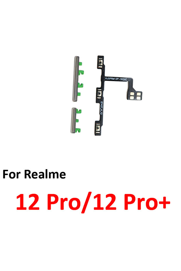 Gold Flex Cable For 12 Pro Plus Phone New Housing Power Volume Button External On Off Key Internal