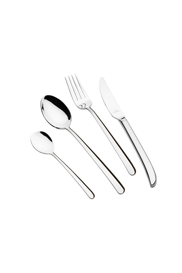 86-Piece Silver Mirror Stainless Steel Cutlery Set | Luxury Dining Collection