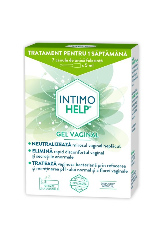 Gel vaginal Intimohelp, 7 canule x 5 ml, Intimohelp