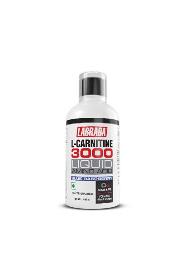 L-Carnitine 450 ml Liquid Amino Acid 3000mg Blue Raspberry