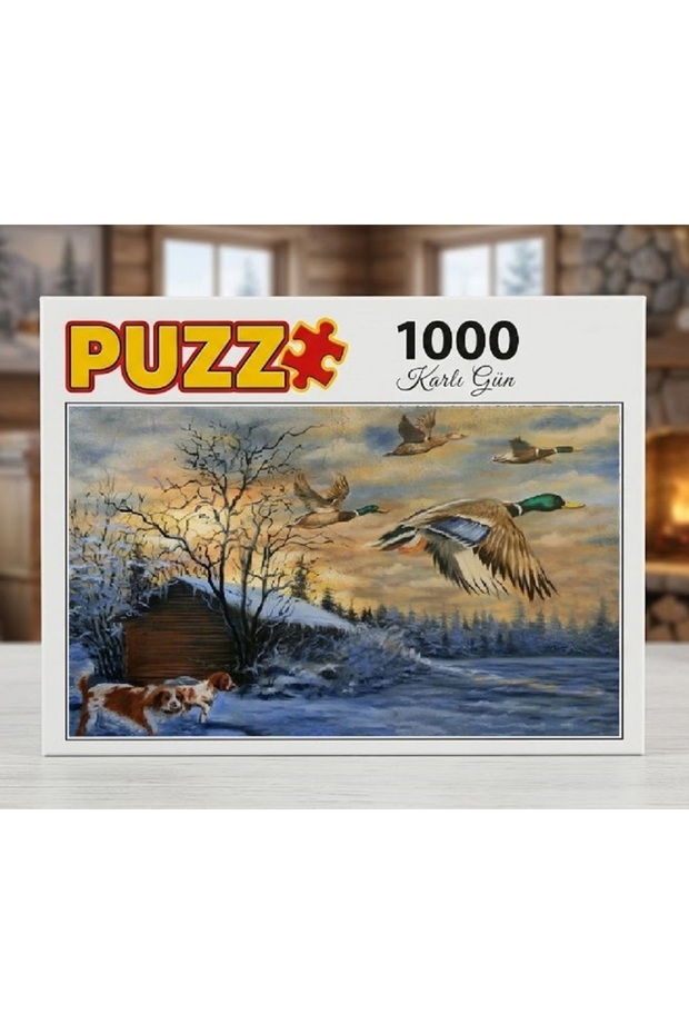 Snowy Day Landscape 1000 Piece Puzzle