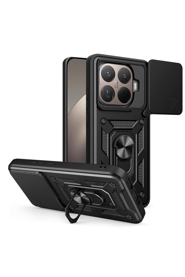 Xiaomi 15t Pro Case Sliding Camera Protector Magnetic Stand Tank Protection Omsy