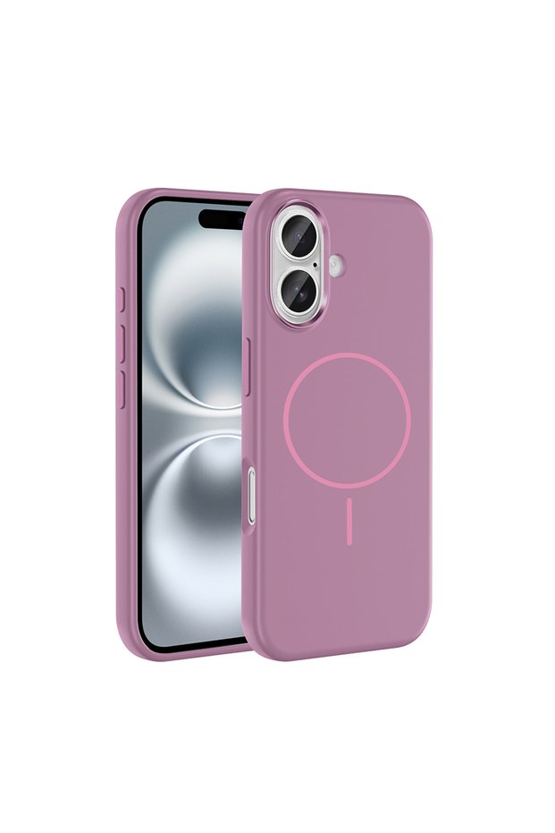 iPhone 16 Case Slim Magsafe Ring Camera Raised Silicone Gzst