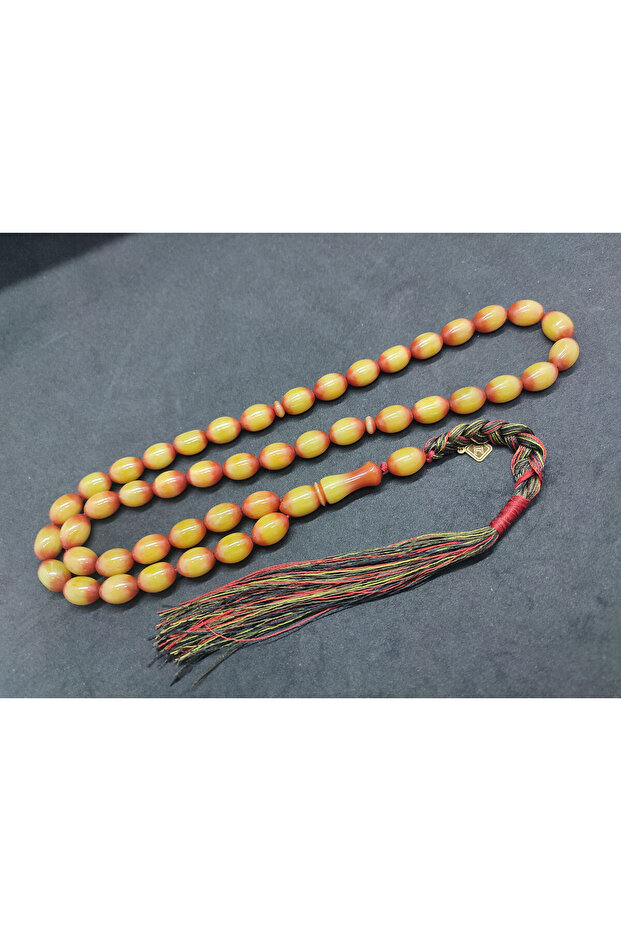 Junaid Hasan Masterpiece 45 Habbe Arabic Model Old Style Pressed Amber Certified 10138