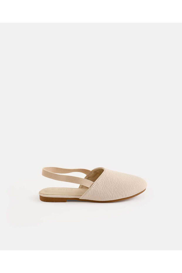 Girls Pale Pink Textured Mule Sneakerina
