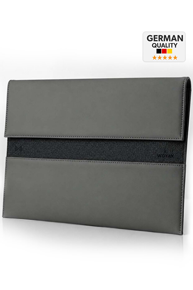 S-Touch 15-16 Inch Nfc-Enabled Silicone-Suede Laptop Bag Waterproof MacBook Case iPad Tablet Handbag