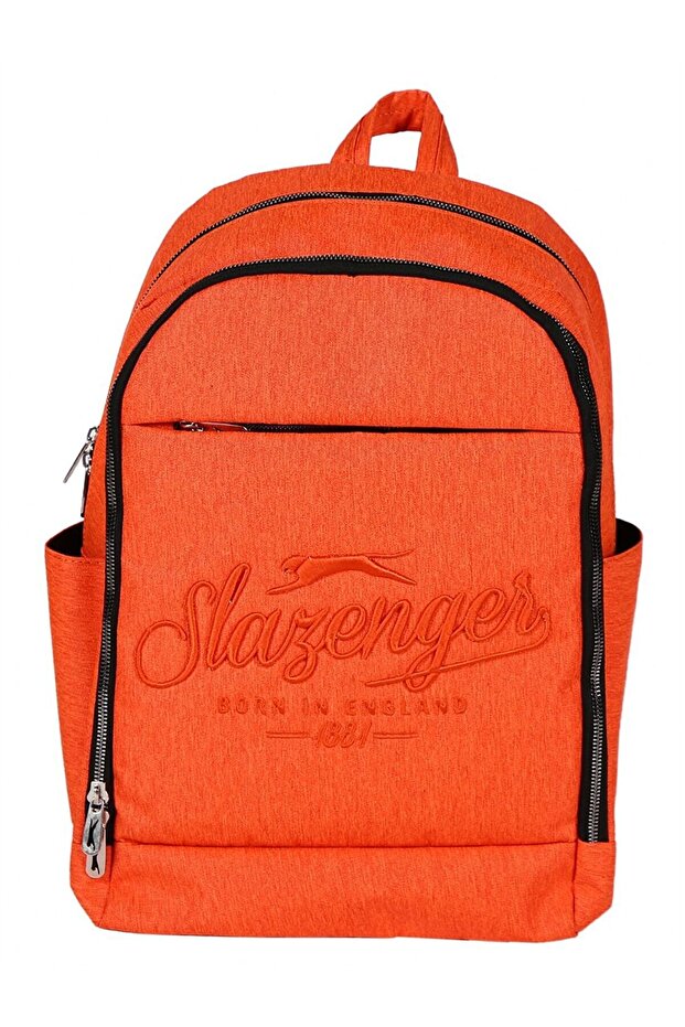 School Bag Backpack Back to School Double Compartment Orange