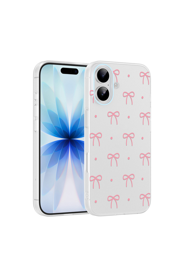 غطاء حماية متوافق مع هاتف Apple iPhone 17 مع حماية للكاميرا وتصميم مزخرف