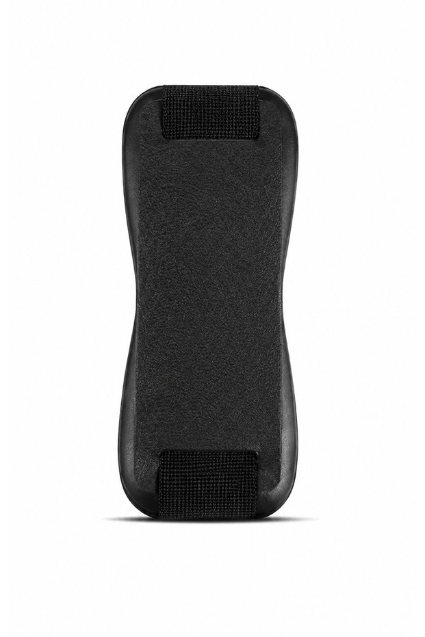 Mobile Phone Case Strap Strap-On Faux Leather Handle Phone Holder Horizontal Stand Sticker Black