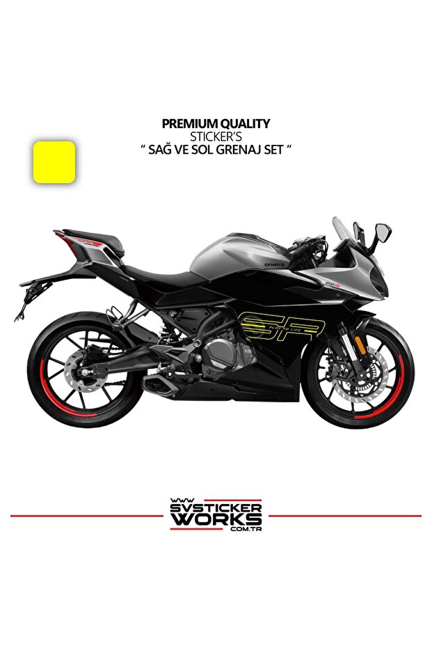 CFMOTO 250SR Grenage ملصق مجموعة اليمين اليسار نموذج ملصق ملصق عالي الجودة