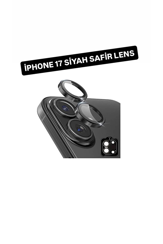 iPhone 17 Compatible Ar+ Af+ Premium Easy Installation Sapphire Camera Protector with Apparatus for Lens Protection