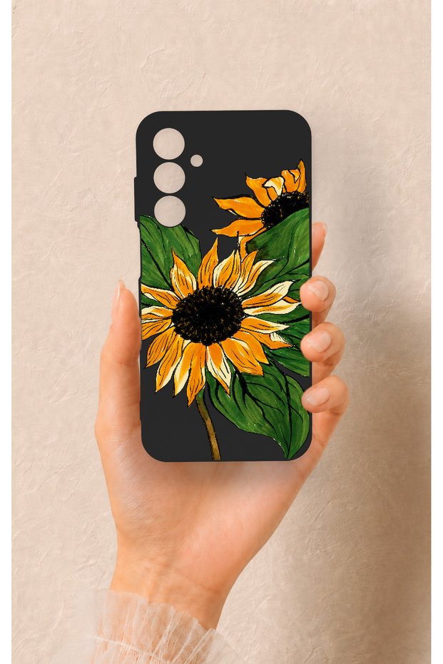 Samsung A25 Compatible Moonflower Patterned Silicone Case