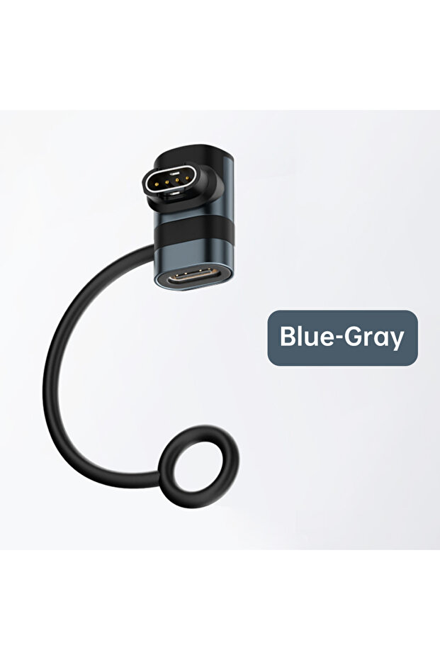 blue-gray For Fenix 8 7 7S 7X 6S 6 Forerunner 955 965 USB-C Charger Smartwatch Charger Adapter For