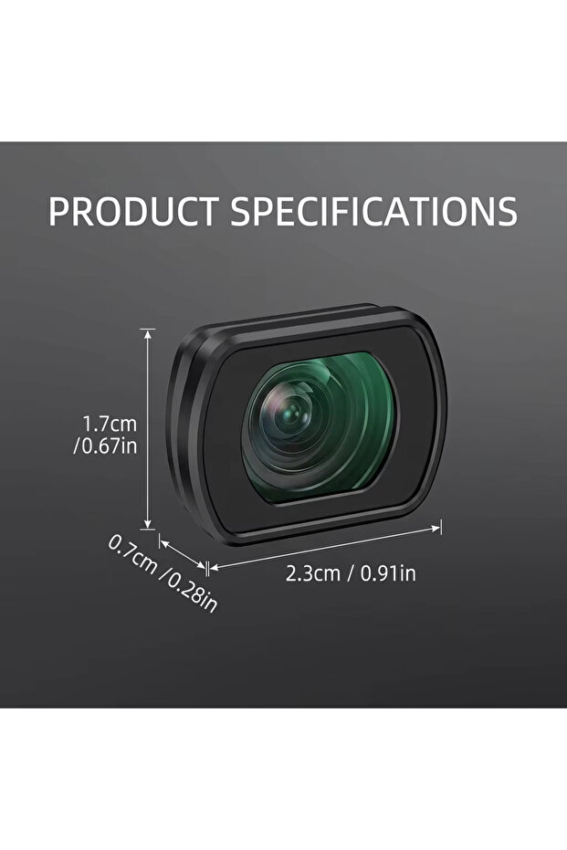 Wide-angle Lens Lens For DJI Osmo Pocket 4/3 Magnetic Wide Angle / Macro Optical Glass Wide-angle Fi
