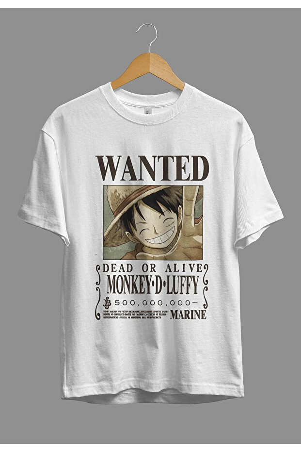 Unisex Wanted Printed Oversize T-shirt