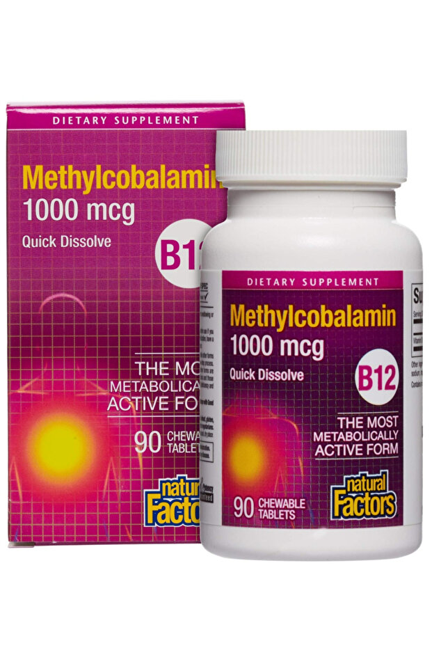 B12 Methylcobalamin 1000 Mcg, 180 Tablets
