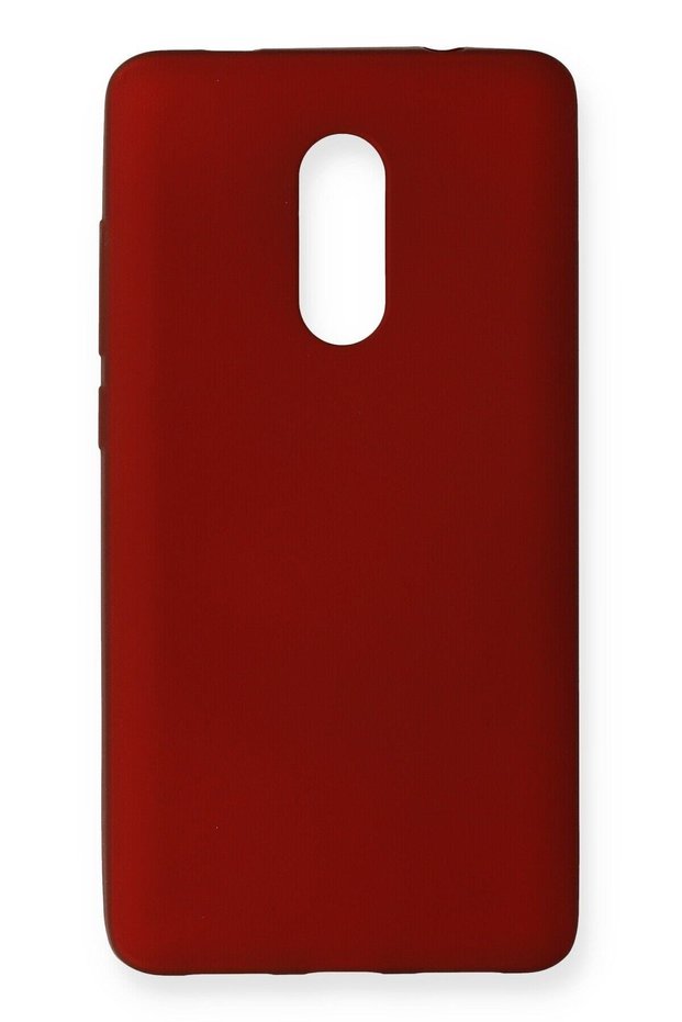 Compatible Case for Xiaomi Redmi Note 4X Yumausk Colorful Flexible Premium Rubber Silicone - Claret Red