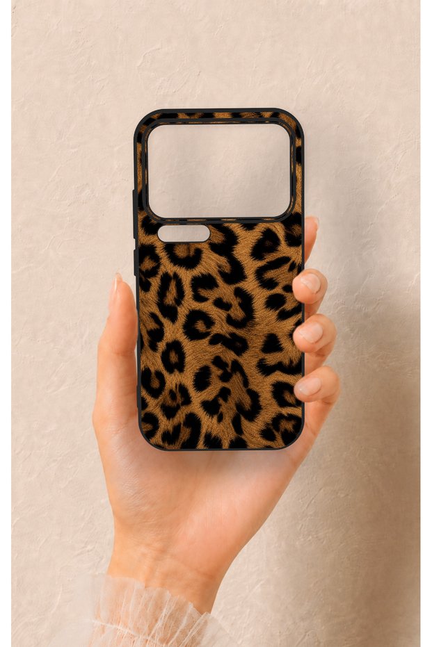 Xiaomi Mi 17 Pro 5g Compatible Dark Leopard Leather Pattern Silicone Case