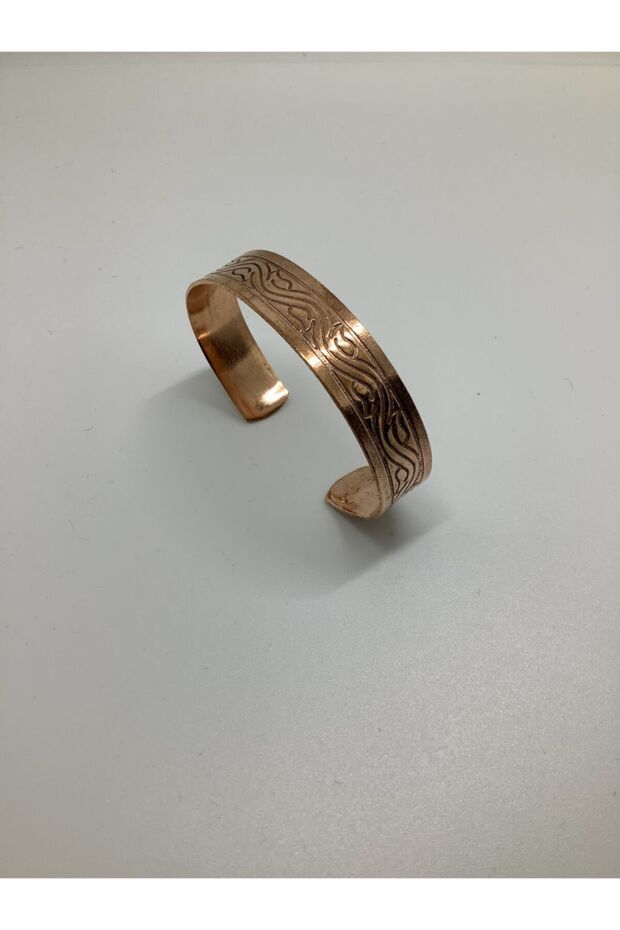 Handmade Embroidered 100% Pure Plain Copper Unisex Bracelet