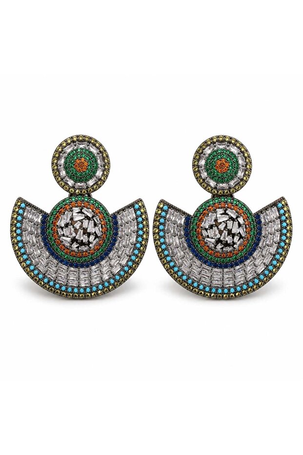 Luna Emerald Earrings | Nesly Special Collection