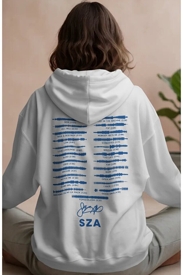 Sza Rapper Singer Back Printed Unisex Oversize Premium Hoodie