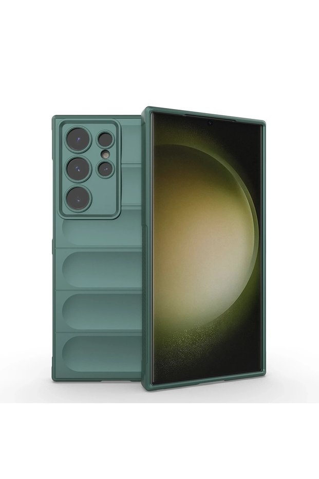 Aconcept Galaxy S24 Ultra Case Optimum Silicone - (104028) Dark Green