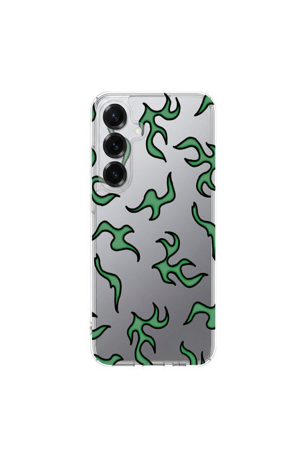 Samsung Galaxy S25 Plus Compatible Wallpaper 5 Design Transparent Case