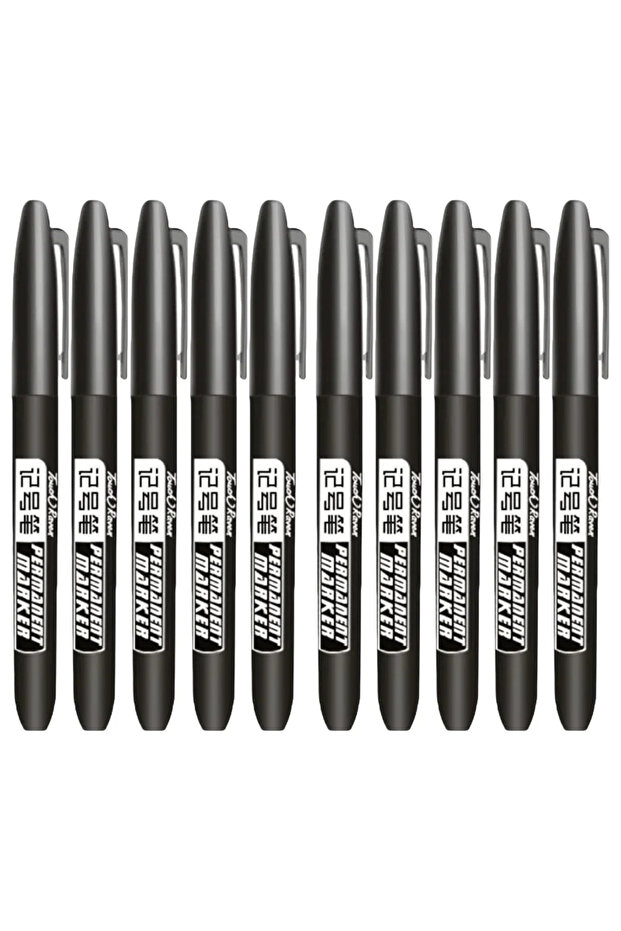 10 Black 6-20Pcs Permanent Marker Pens Waterproof Fine & Thick Nib 1.5mm Black Blue Red Ink Office S