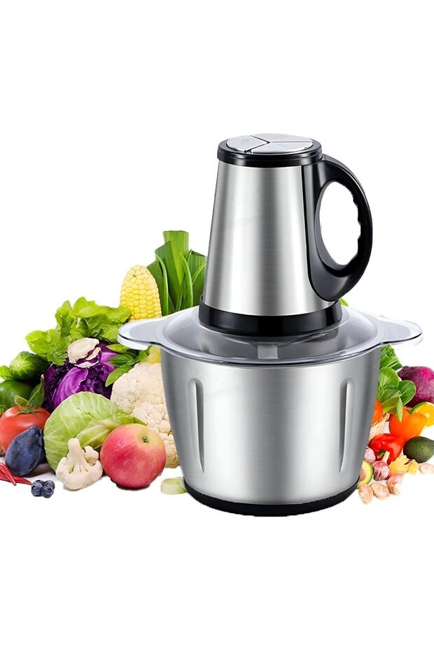 Electric Meat Grinder 850W Stainless Steel Food Processor & Vegetable Chopper 5L (DX3202)