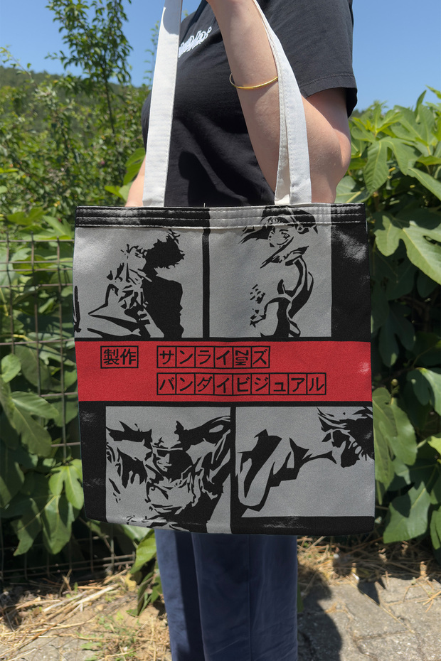 Cowboy Bebop V3 Summer Winter Double-Sided Canvas Print Tote Bag Anime Bag
