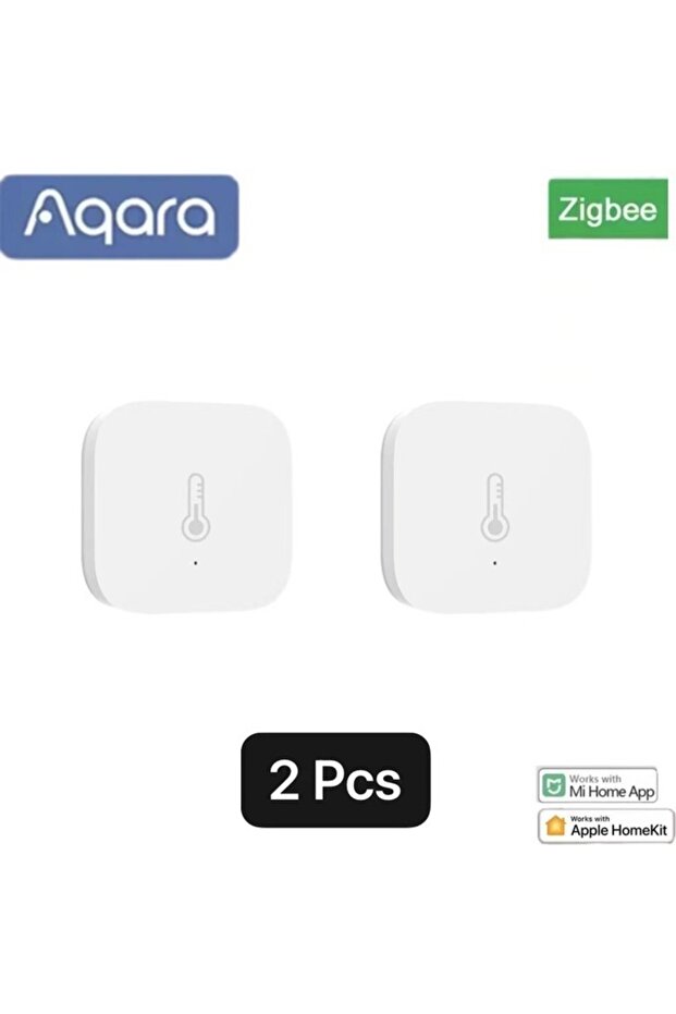 قطعتان من مستشعر درجة الحرارة والرطوبة الذكي من Aqara، إصدار عالمي، مستشعر ضغط الهواء الذكي، تقنية Zigbee للمنزل الذكي
