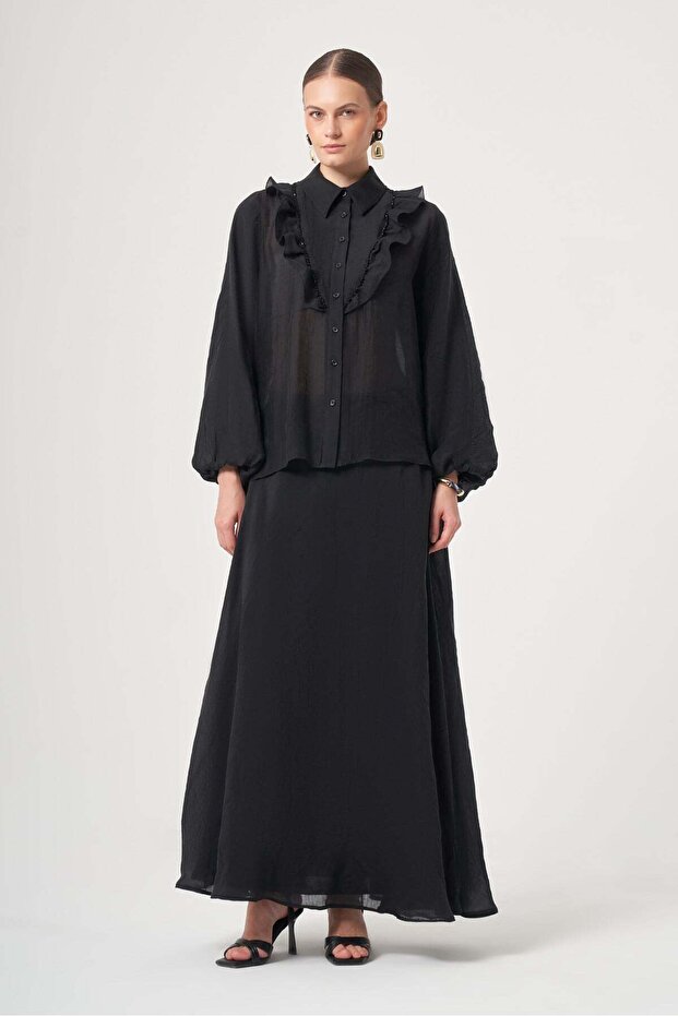 Women's Collar Stone Helena Set Black 31458