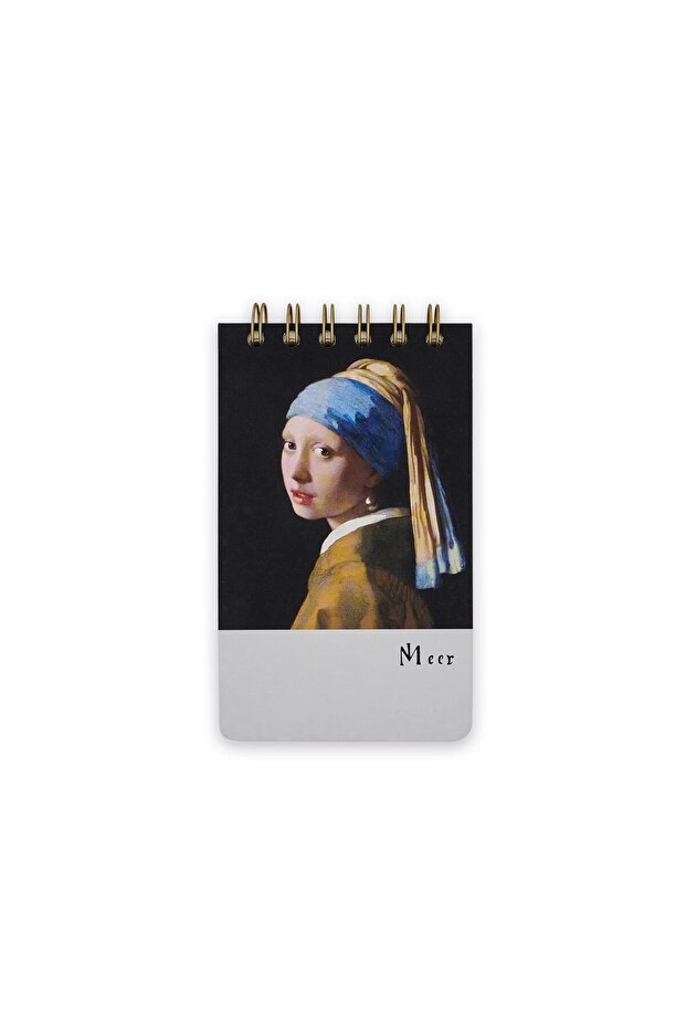 Small Spiral Gallery 100 Yp. Notebook - Vermeer Pearl Earring