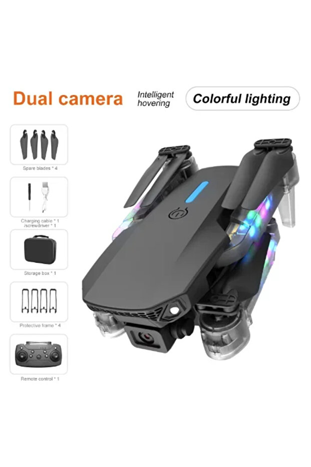 E88D Black DualC 1B Foldable E99 K3 Pro HD 4K Drone With Dual Camera WIFI Aerial Photography RC Quad
