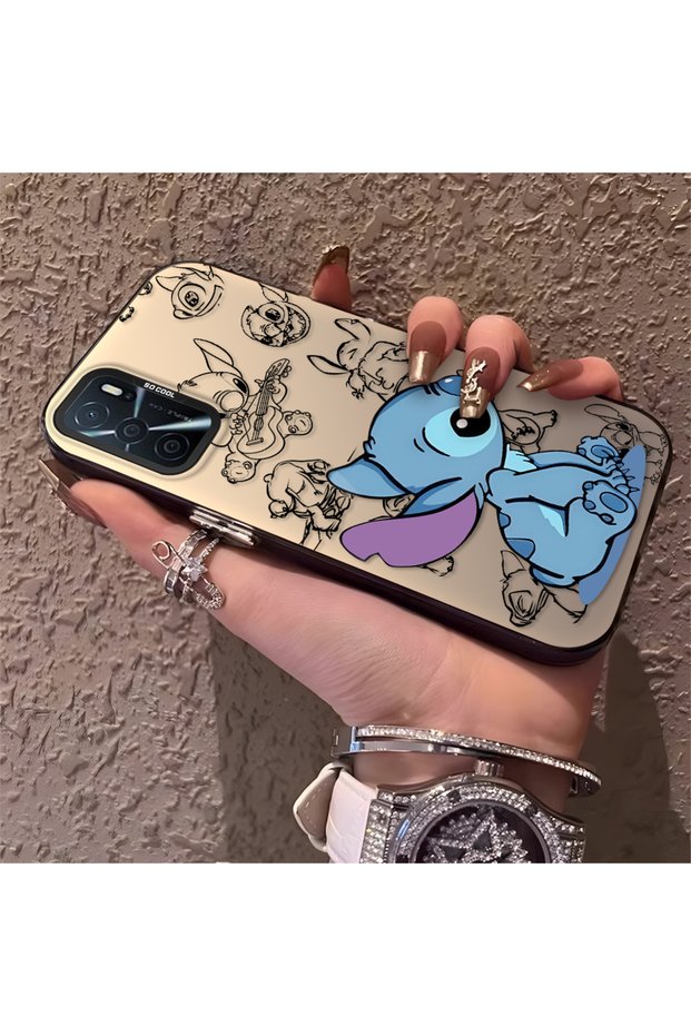 Oppo A54S Compatible High-Quality Cartoon Printed Case, Stylish Multi-Faceted Full Protective Cover