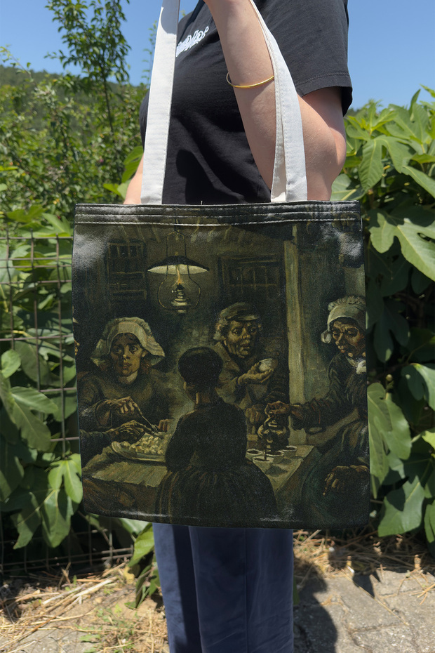 Van Gogh V1 Double-Sided Summer and Winter Canvas Print Tote Bag