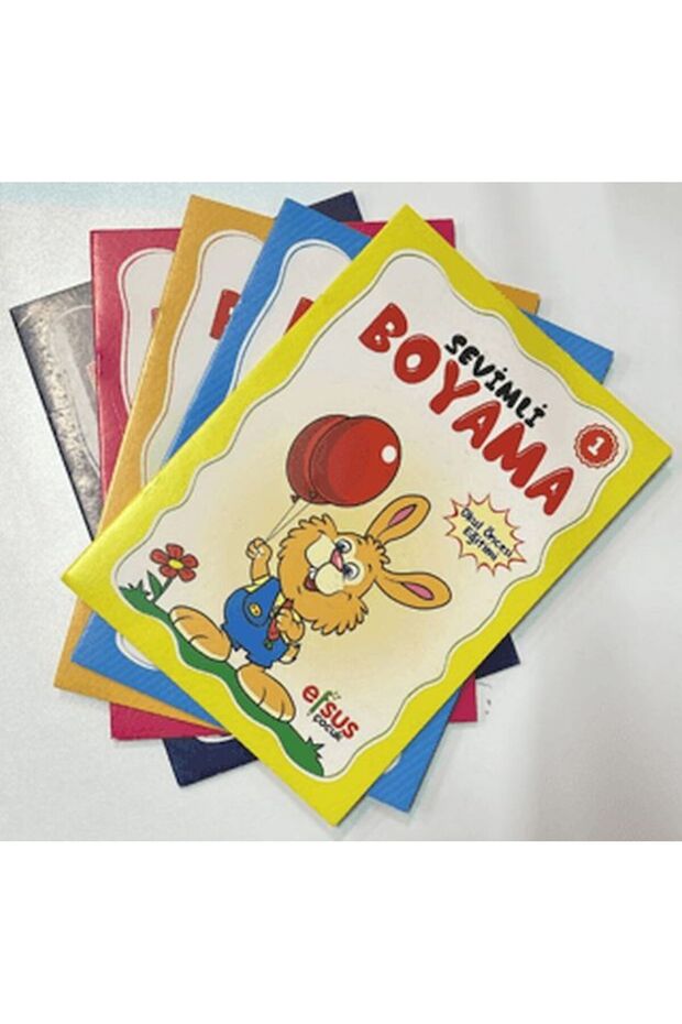 مجموعة تلوين لطيفة (5 كتب)