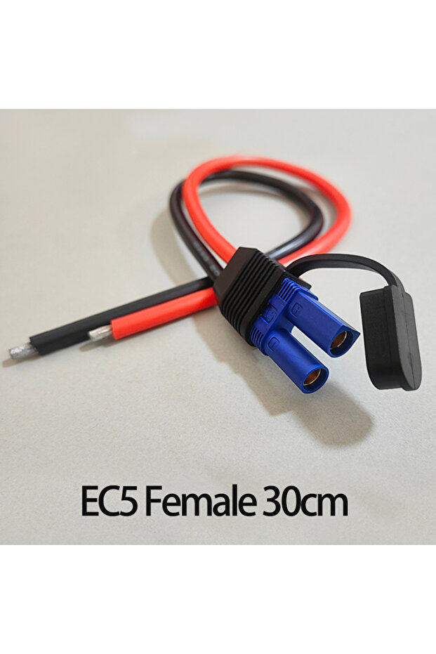 Female 30cm 1PCS EC5 Connector Waterproof Cap Male/Female Plug With 15/30/50cm Extension Power Cord