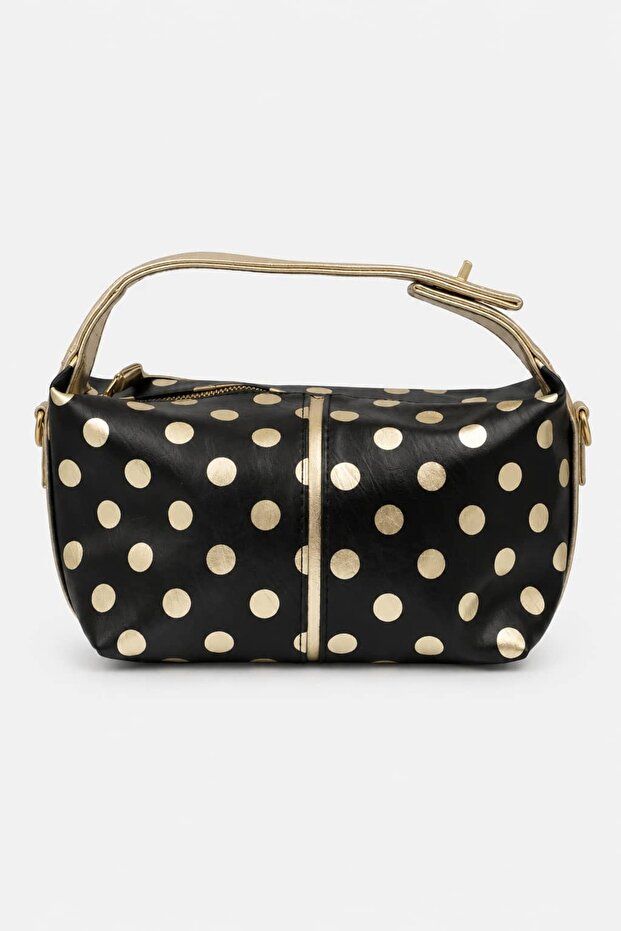 Women's Polka Dot Baguette Shoulder Bag Casual Stylish Handbag
